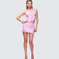 Faelina Pink Butterfly Corset