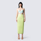 Fallon Light Green Maxi Skirt