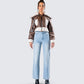 Farah Vegan Leather Set model front