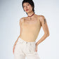 Fatima Beige Tank Bodysuit