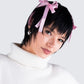Felicity Pink Satin Bow Ties
