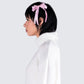 Felicity Pink Satin Bow Ties