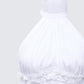 Anabeth Ivory Pleated Mini Dress