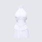 Anabeth Ivory Pleated Mini Dress product front