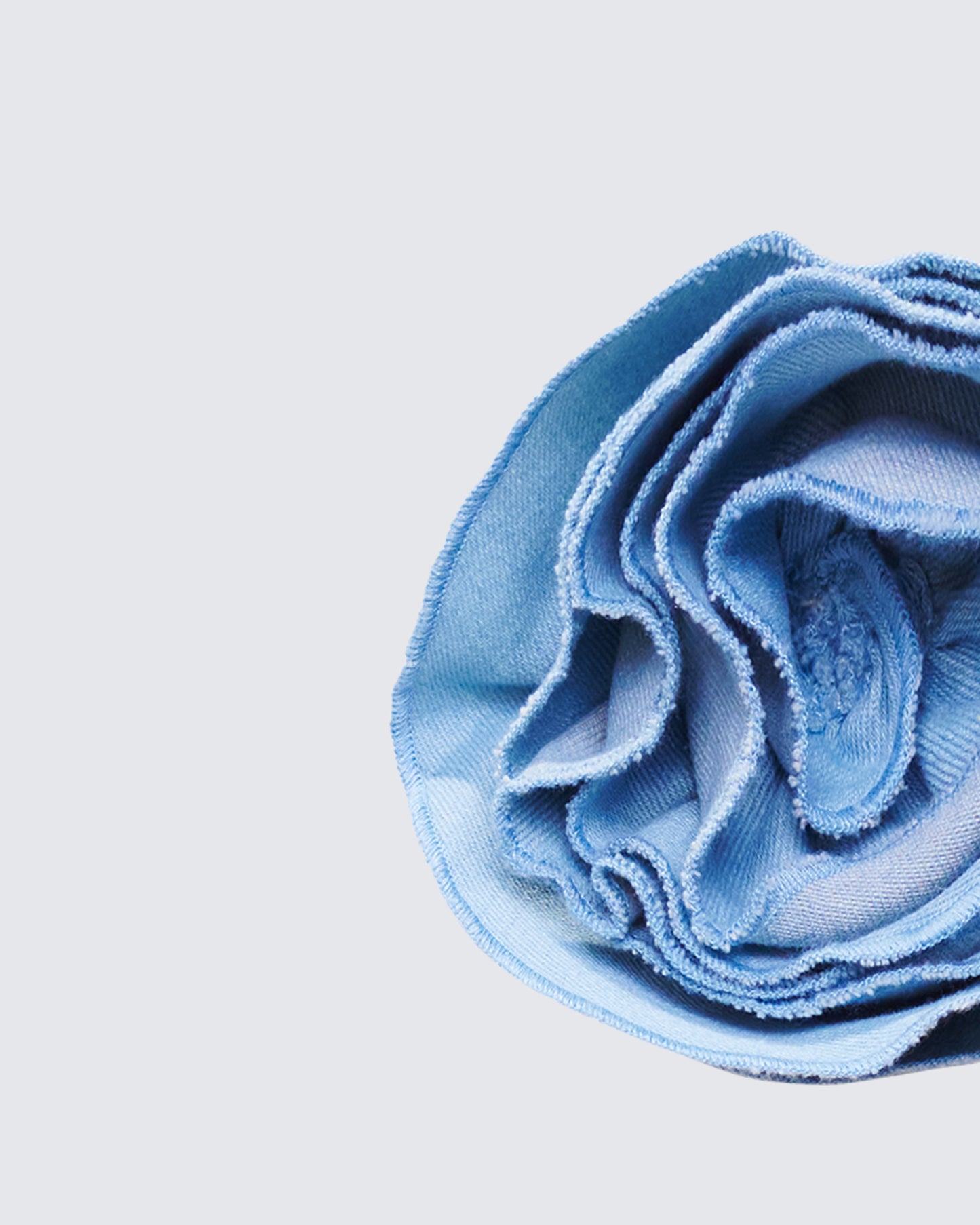 Delores Blue Denim Arm Corsage