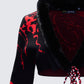 Dena Black Intarsia Knit Shrug