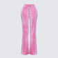 Eliana Pink Flared Pant