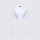 Eda Black Bandeau Maxi Dress
Eunji White Lace Blouse Top product front
