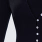 Kimmy Black Ribbed Cardigan Top