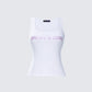 Dolores White Graphic Tank Top product front