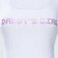 Dolores White Graphic Tank Top