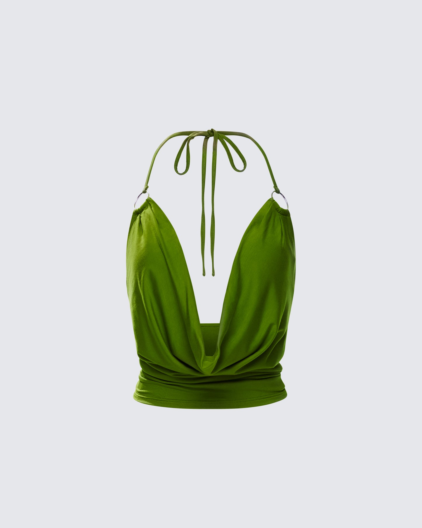 Didi Green Cowl Neck Halter Top product front