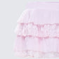Maris Pink Tiered Ruffle Mini Skirt