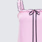 Giselda Pink Babydoll Mini Dress