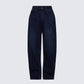 Haylie Blue Denim Baggy Pant product front