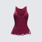 Hebe Washed Frayed Hem Tank product front