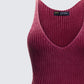 Hebe Washed Frayed Hem Tank