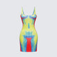 Kaya Body Print Mini Dress product front