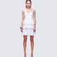 Alicia White Lace Mini Dress model front