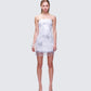 Jocelyn White Sequin Mini Dress