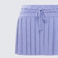 Lucien Blue Ribbon Path Knitted Pleated Skirt