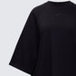 Mabelle Black Oversized Raglan Top