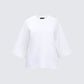 Mabelle White Oversized Raglan Top product front