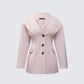 Nahia Brown Cinched Waist Blazer product front