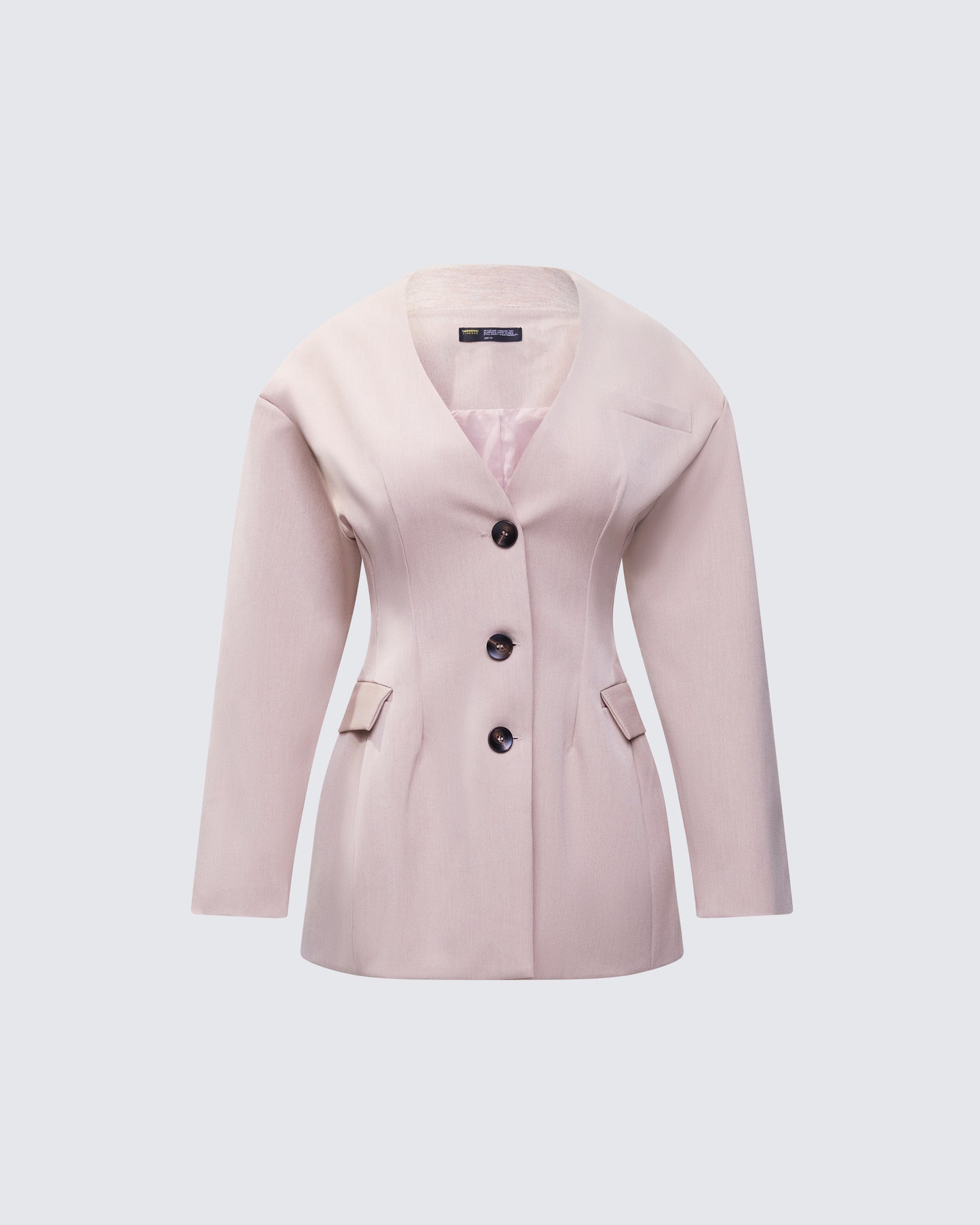 Nahia Brown Cinched Waist Blazer product front