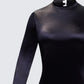 Pam Black Mini Dress & Gloves