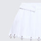 Petra White Micro Mini Skirt