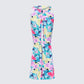 Kandi Printed Wrap Flare Pant product front