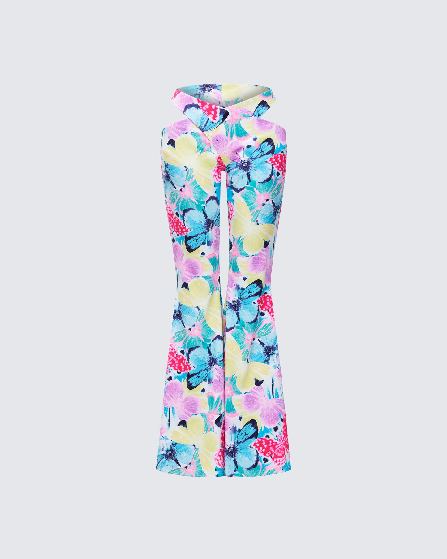Kandi Printed Wrap Flare Pant product front