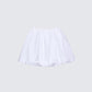 Seona White Bubble Mini Skirt product front