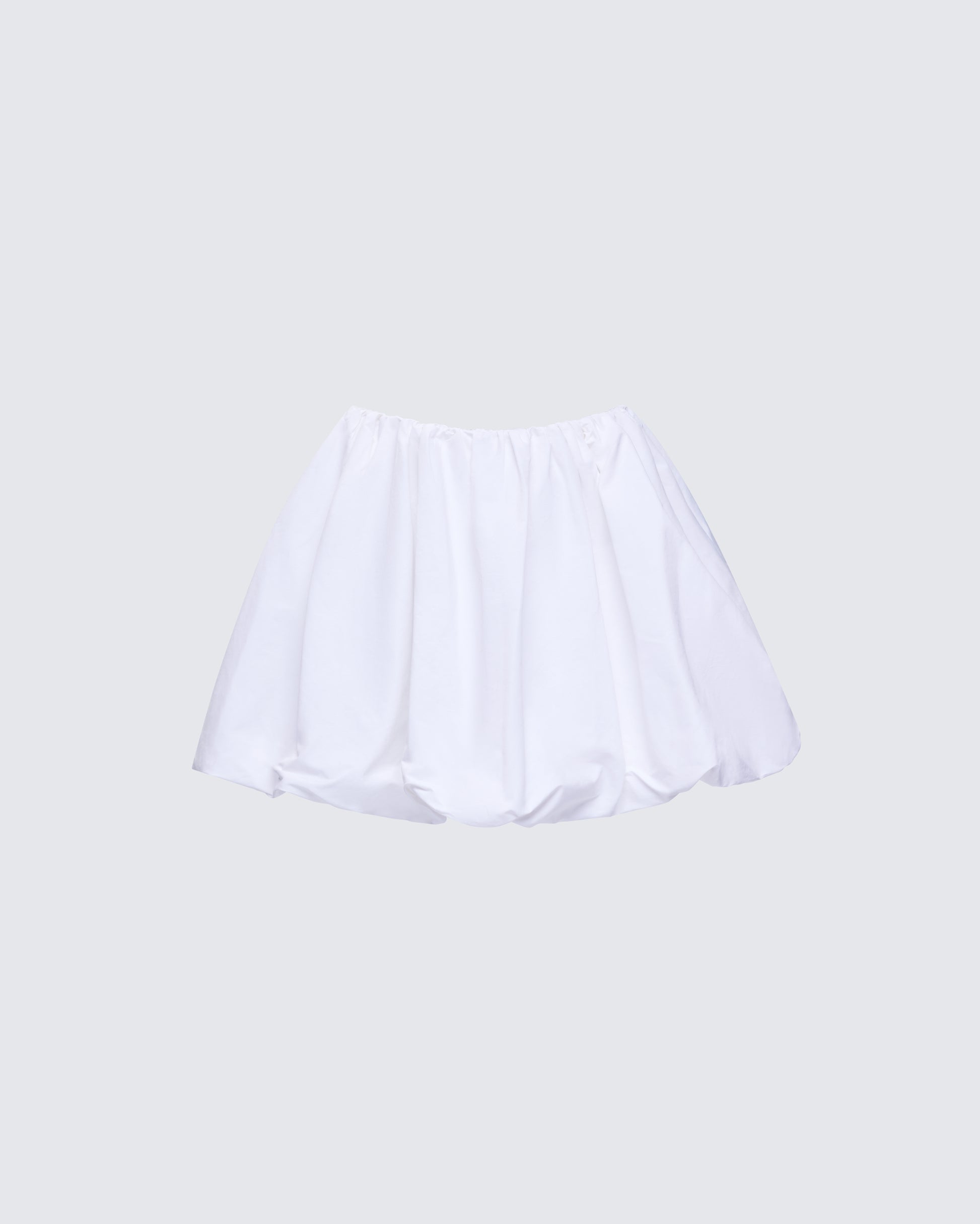 Seona White Bubble Mini Skirt product front