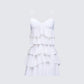 Sorel Ivory Tiered Ruffle Dress product front
