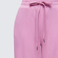 Una Pink Stacked Leg Toggle Sweatpant