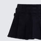 Ataya Black Denim Micro Mini Skirt