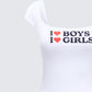 Zoya White Slogan Scoop Neck Tee