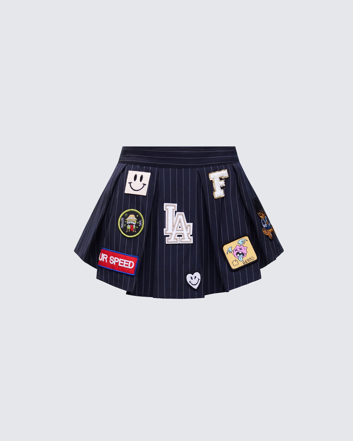 Teagan X-Rated Patch Mini Skirt product front
