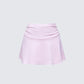 Karlissa Pink Foldover Mini Skirt product front