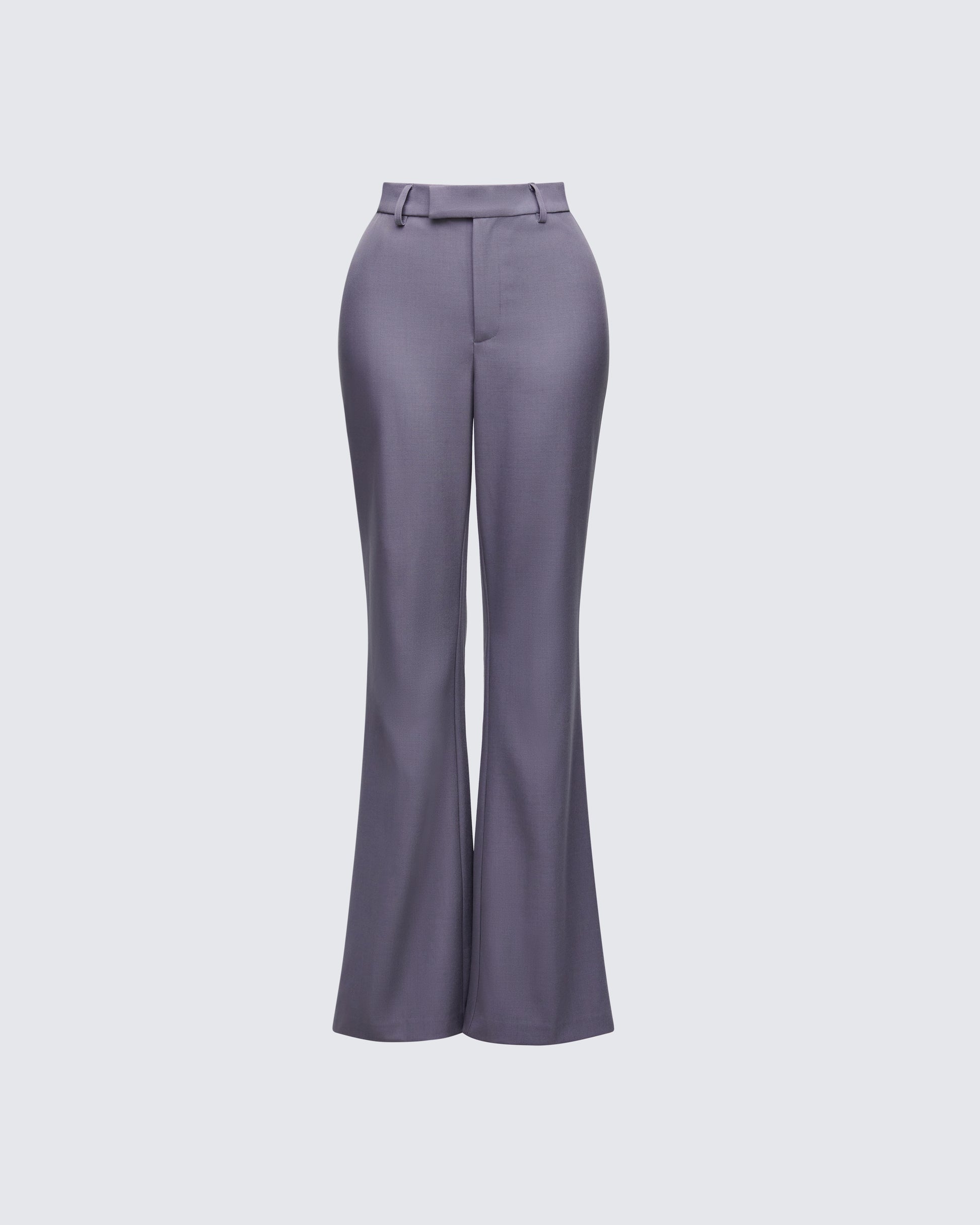 Kimberly Grey Flared Trouser Pant product front