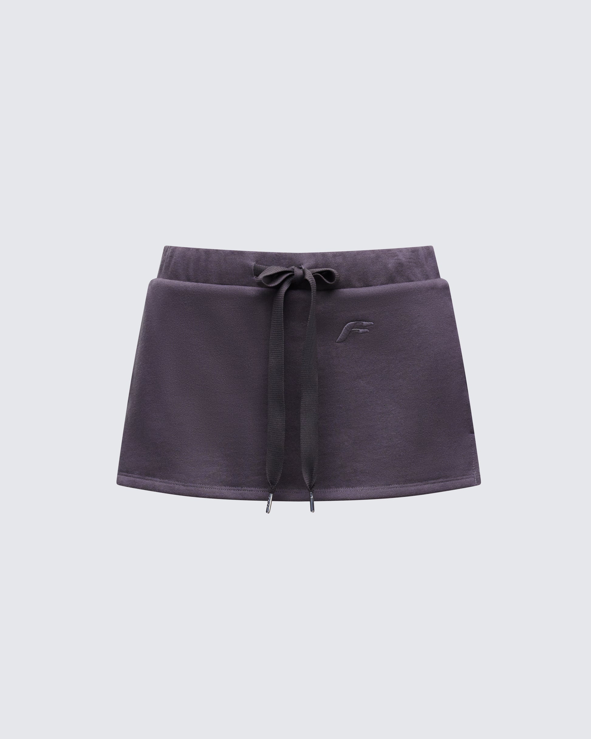 Mio Grey Toggled Sweat Skort product front