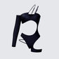 Astra Black Cut Out Swimsuit