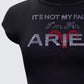 Elowen Black Aries Graphic Top