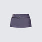 Tami Grey Suiting Micro Mini Skort product front