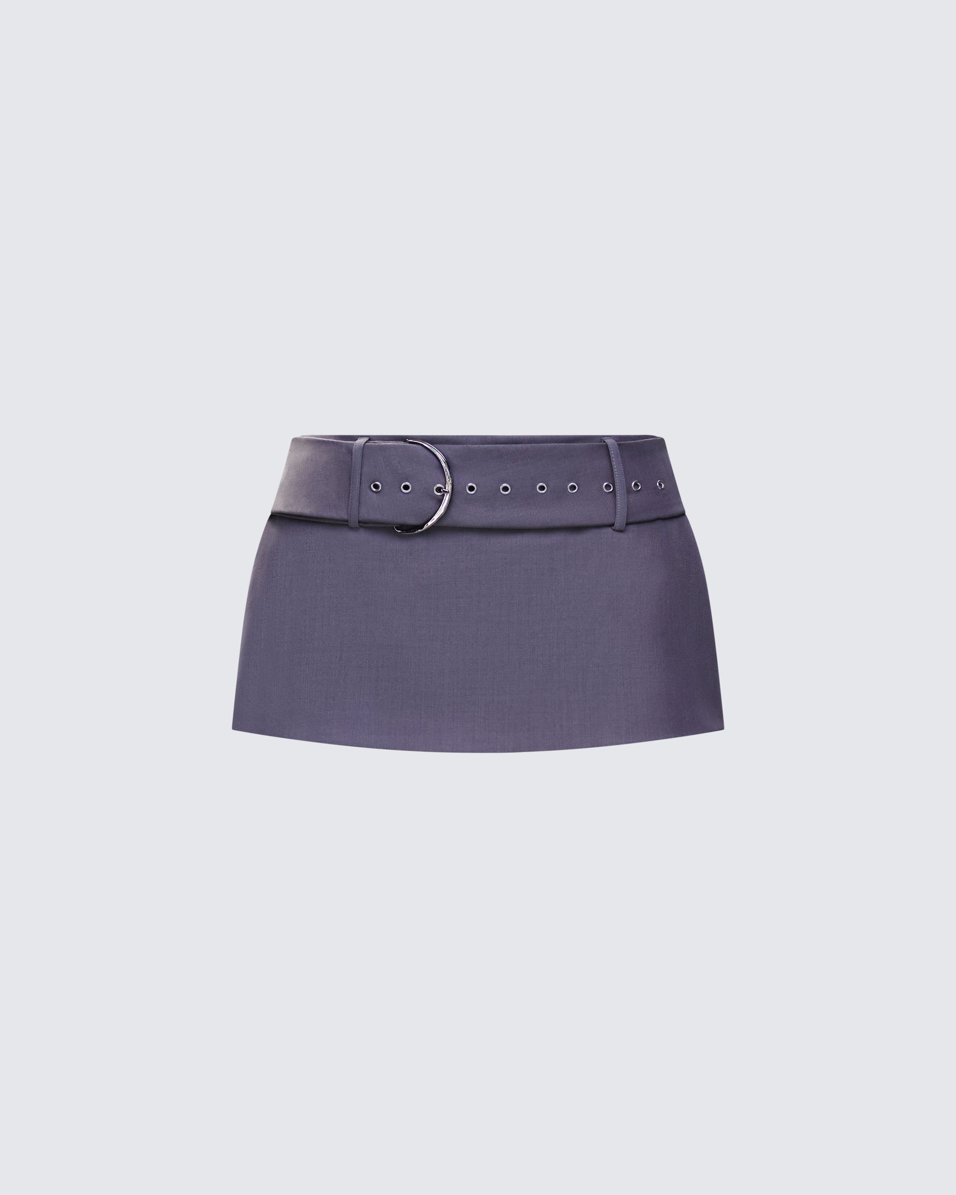 Tami Grey Suiting Micro Mini Skort product front
