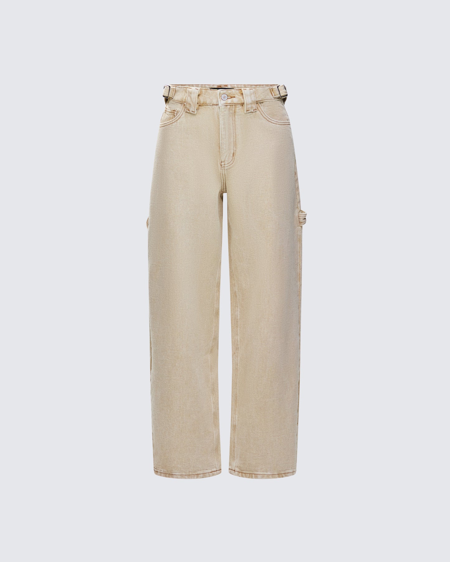 Finola Tan Washed Twill Handy Pant product front