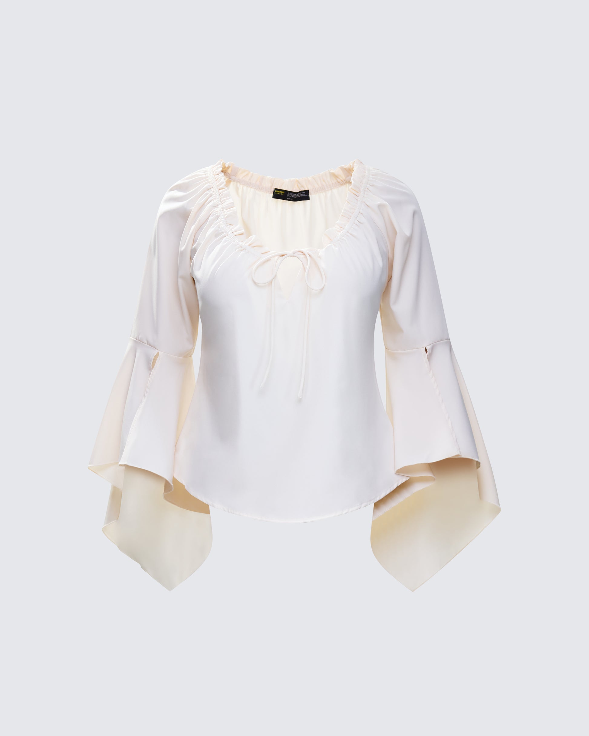 Moira Ivory Trumpet Sleeve Top product front