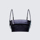 Kristin Black Vegan Leather Top 3d product front